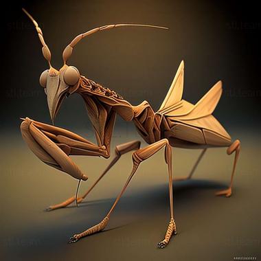 3D model Santanmantis axelrodi (STL)